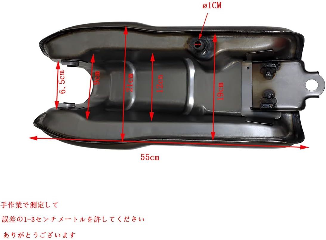 [ new goods ] Honda CG125 / Yamaha RD50 RD350 RD400 for fuel tank 9L Cafe Racer custom all-purpose steel made 