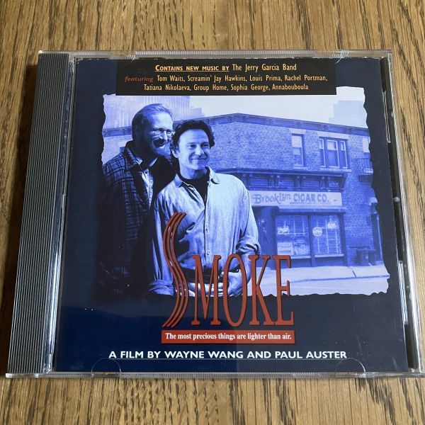 [ soundtrack CD] movie smoked SMOKE [ beautiful goods ] paul (pole) * Auster / Jerry *garusia/ Tom * way tsu/JERRY GARCIA BAND rare record 