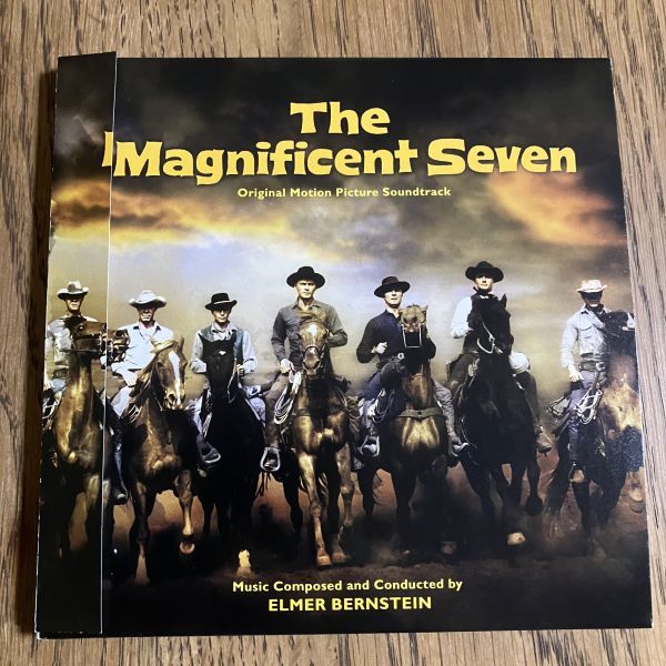 【サントラCD】荒野の七人　入手困難盤・紙ジャケ・帯付 The Magnificent Seven オリジナル・サウンドトラック 23曲入りフィルムマスター版_画像1