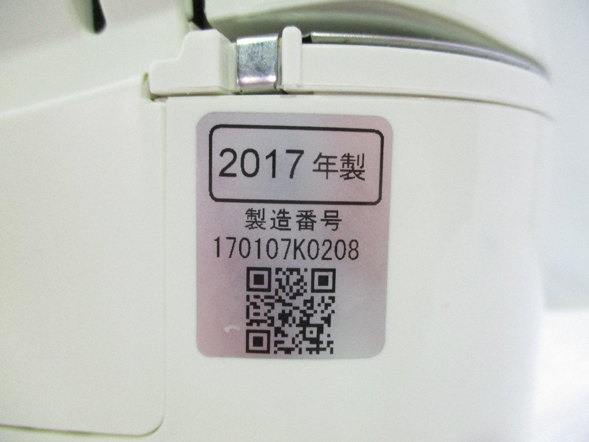 ◎Panasonic パナソニック おどり炊き 可変圧力IHジャー 炊飯器 5.5合炊き SR-PA106 2017年製 w1191_画像10