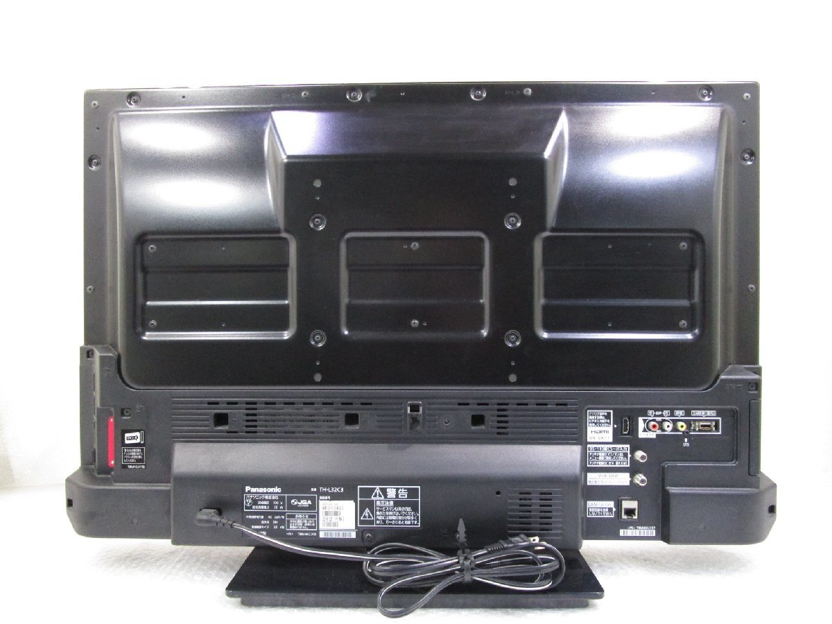 ◎Panasonic パナソニック VIERA 32型 ハイビジョン液晶テレビ TH-L32C3 2012年製 リモコン付き 直接引取OK w111710_画像4