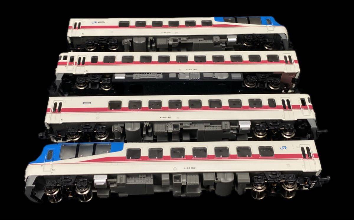 SG-185 絶版 鉄道模型 Nゲージ マイクロエース A-2391 キハ65系 800/1800番台「エーデル北近畿」タイプ 4両セット 未使用 未走行 希少 JR _画像4