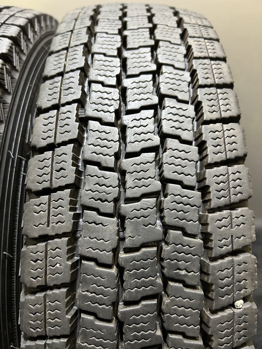 155/80R14 GOODYEAR/ICE NAVI CARGO 18年製 JOKER 14インチ 5J ＋39 100 4H スタッドレス 4本 プロボックス サクシード (南2-E98)_画像9