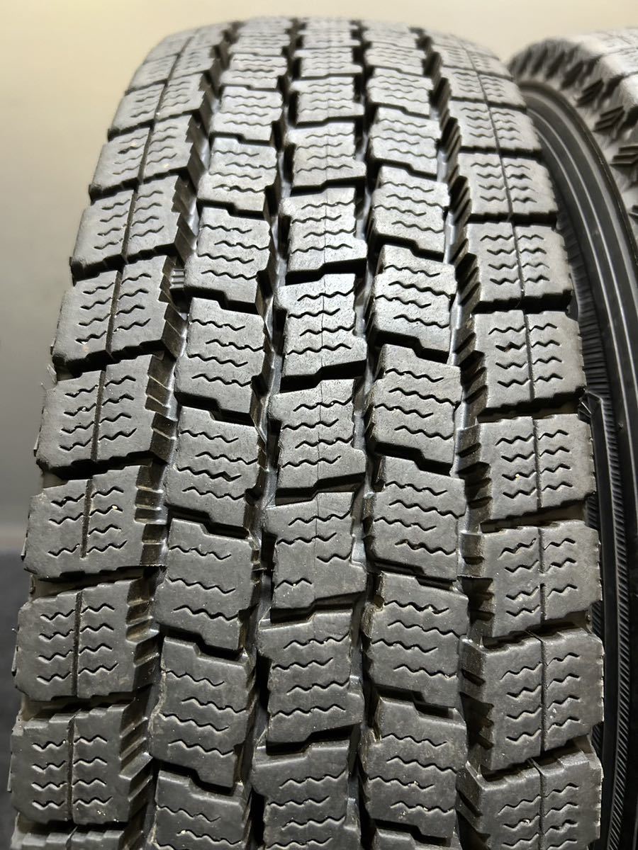 155/80R14 GOODYEAR/ICE NAVI CARGO 18年製 JOKER 14インチ 5J ＋39 100 4H スタッドレス 4本 プロボックス サクシード (南2-E98)_画像8