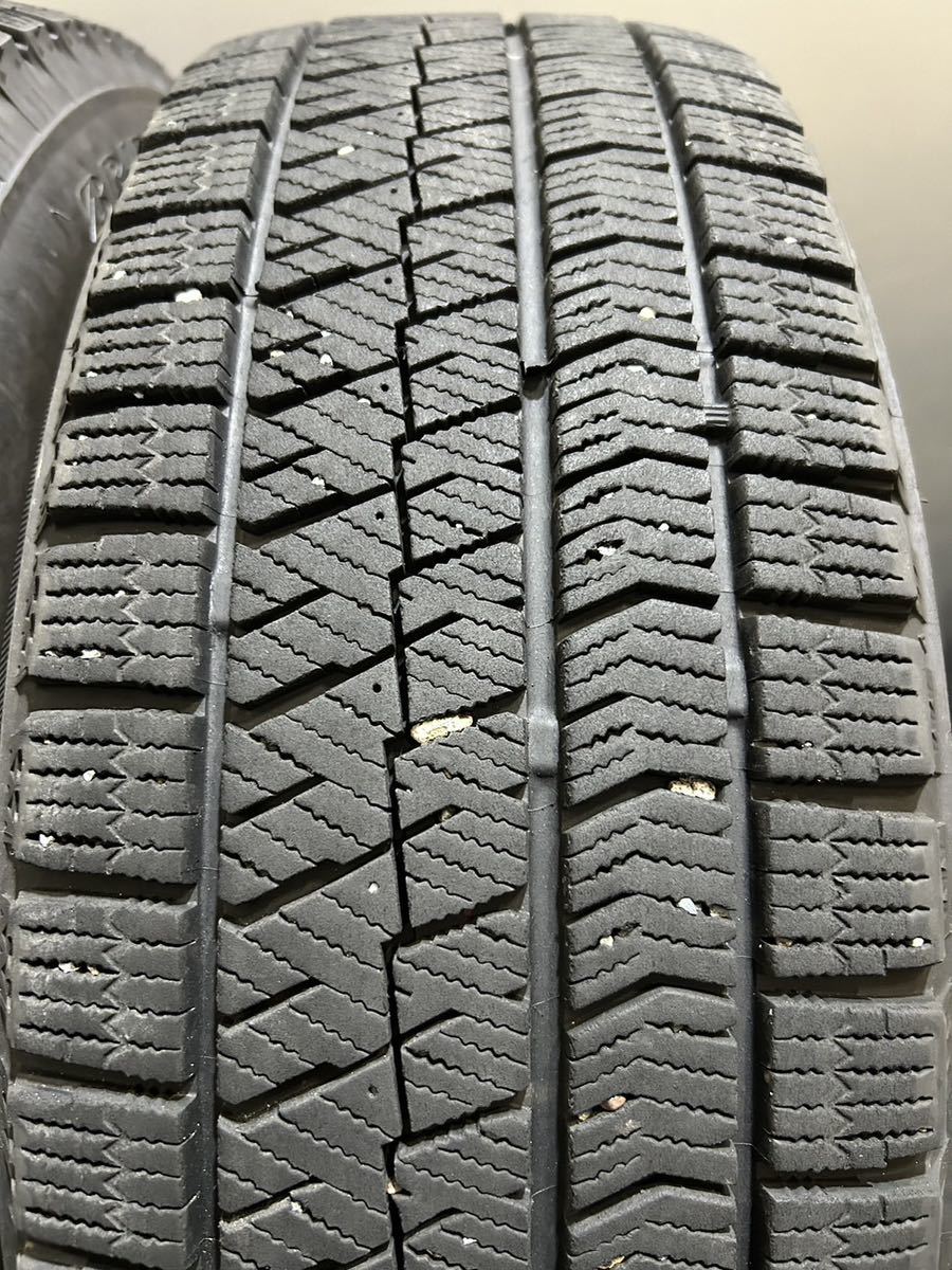 195/65R15 BRIDGESTONE/VRX2 20年製 JOKER 15インチ 6J ＋43 100 5H スタッドレス 4本 プリウス ウィッシュ (南5-E115)_画像6