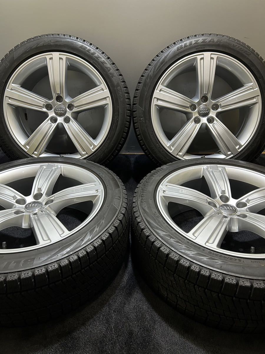 245/45R19 BRIDGESTONE/VRX2 21年製 アウディ A8 純正 ウィンターオプション 19インチ 8J ＋32 112 5H スタッドレス 4本 S8 (1-E143)_画像1