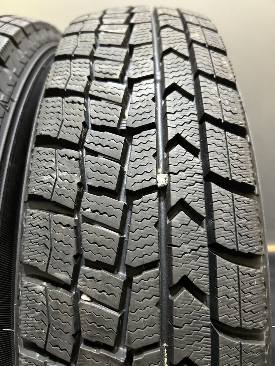 145/80R13 DUNLOP/WINTER MAXX WM02 21年製 ダイハツ 純正 スチール 13インチ 4J ＋40 100 4H スタッドレス 4本 ミラ ムーヴ (南1-E148)_画像9