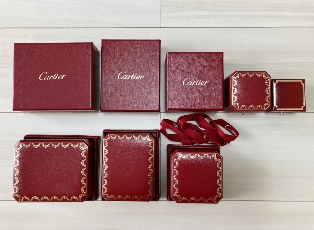 Cartier カルティエ　ネックレス　リング　空箱　5セット