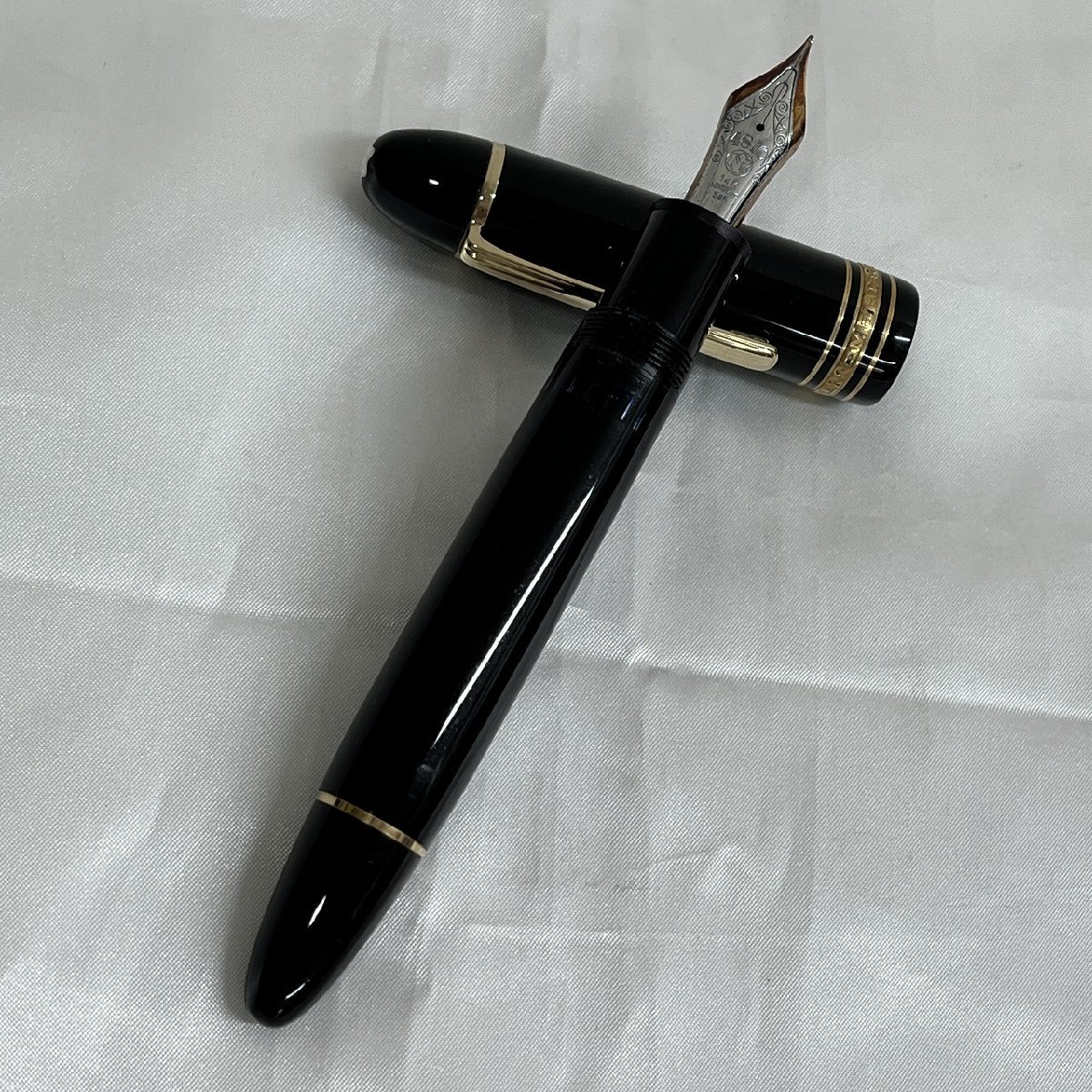 キングラム[09]MONTBLANC モンブラン MEISTER STUCK マイスターシュテック No.149 万年筆 吸引式 ペン先 14K 585 4810 刻印　299_画像2