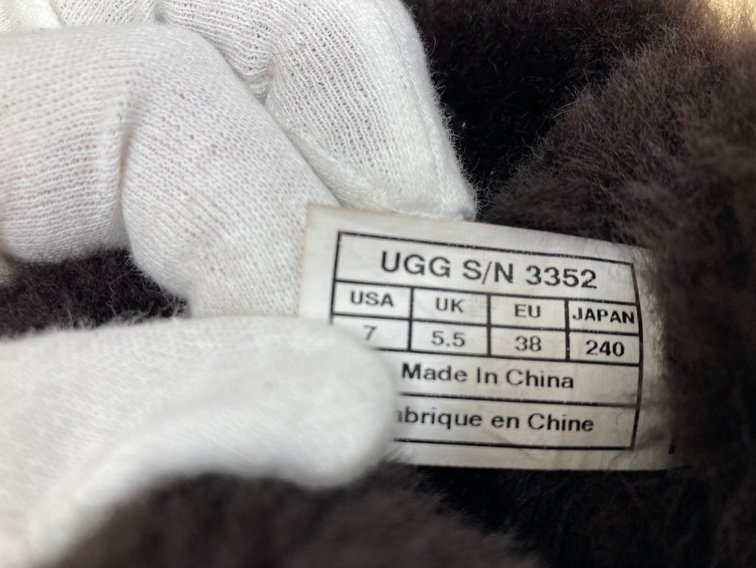 キングラム[03]【送料無料】UGG　Australia　アグ　ミニベイリーボタン　ショートブーツ　24.0cm　F19012F　＠110703_画像5