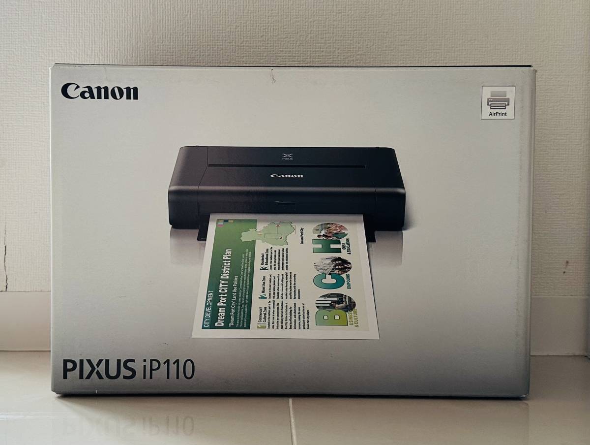 【美品】Canon キヤノン PIXUS iP110 モバイルインクジェットプリンター_画像1