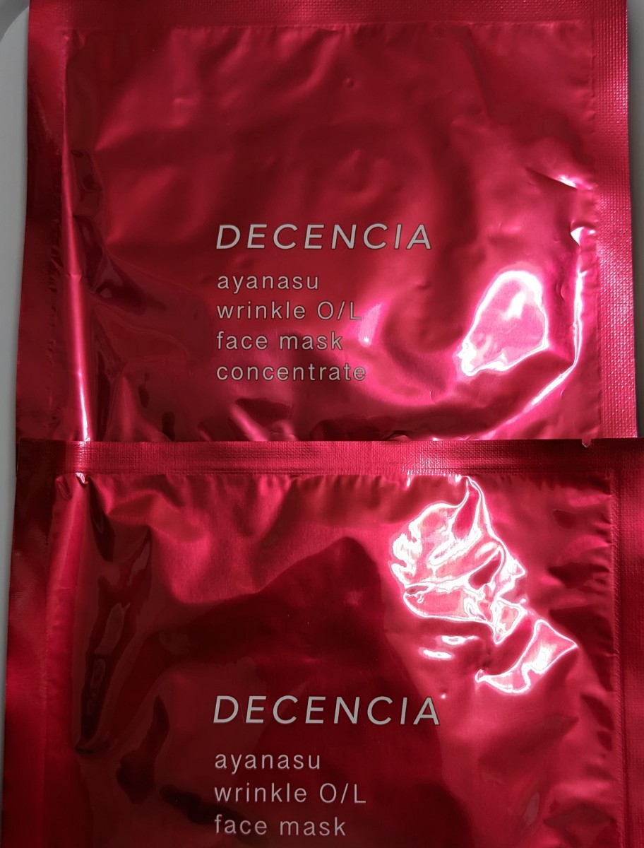 ★DECENCIA★ディセンシア アヤナス リンクルO/L フェイスマスク コンセントレート★敏感肌用マスク★18ml 2枚セット★_画像1