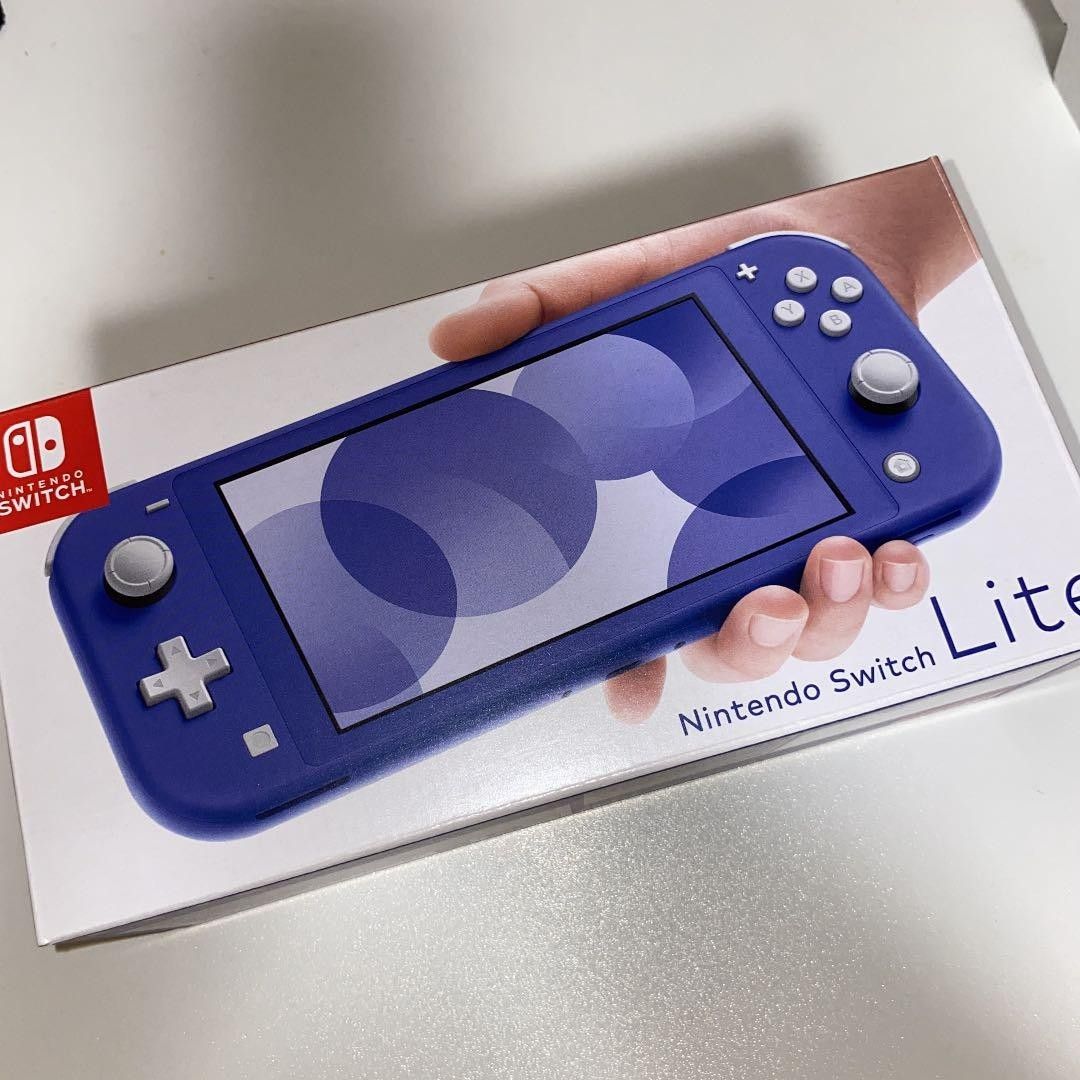 即日発送 極 美品 Switch Lite ライト ブルー ハードケース 本体 純正