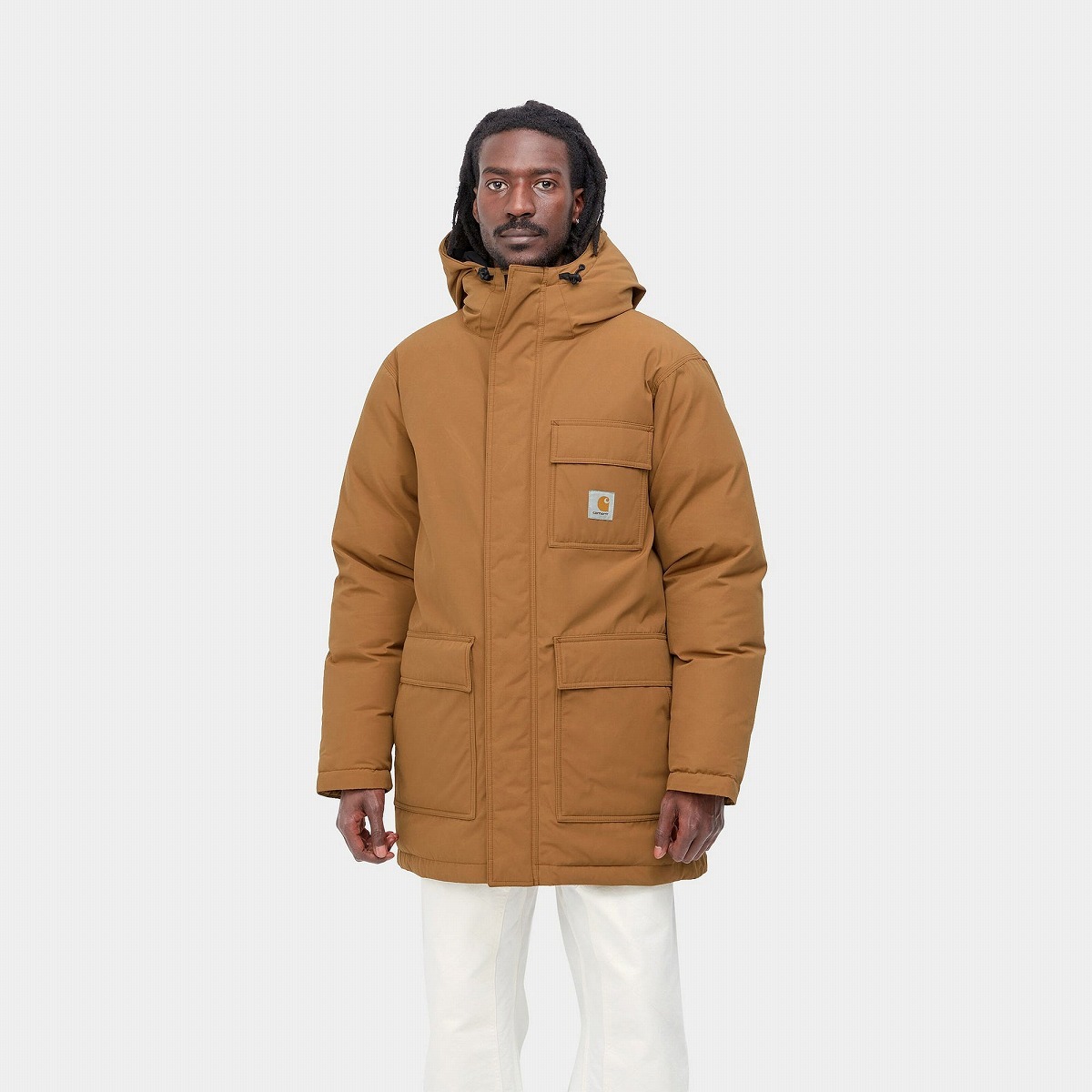 L 新品 Carhartt WIP SIBERIAN COLD PARKA ハミルトン ブラウン カーハート シベリア シベリアン コールド パーカ ジャケット コート 中綿_画像5