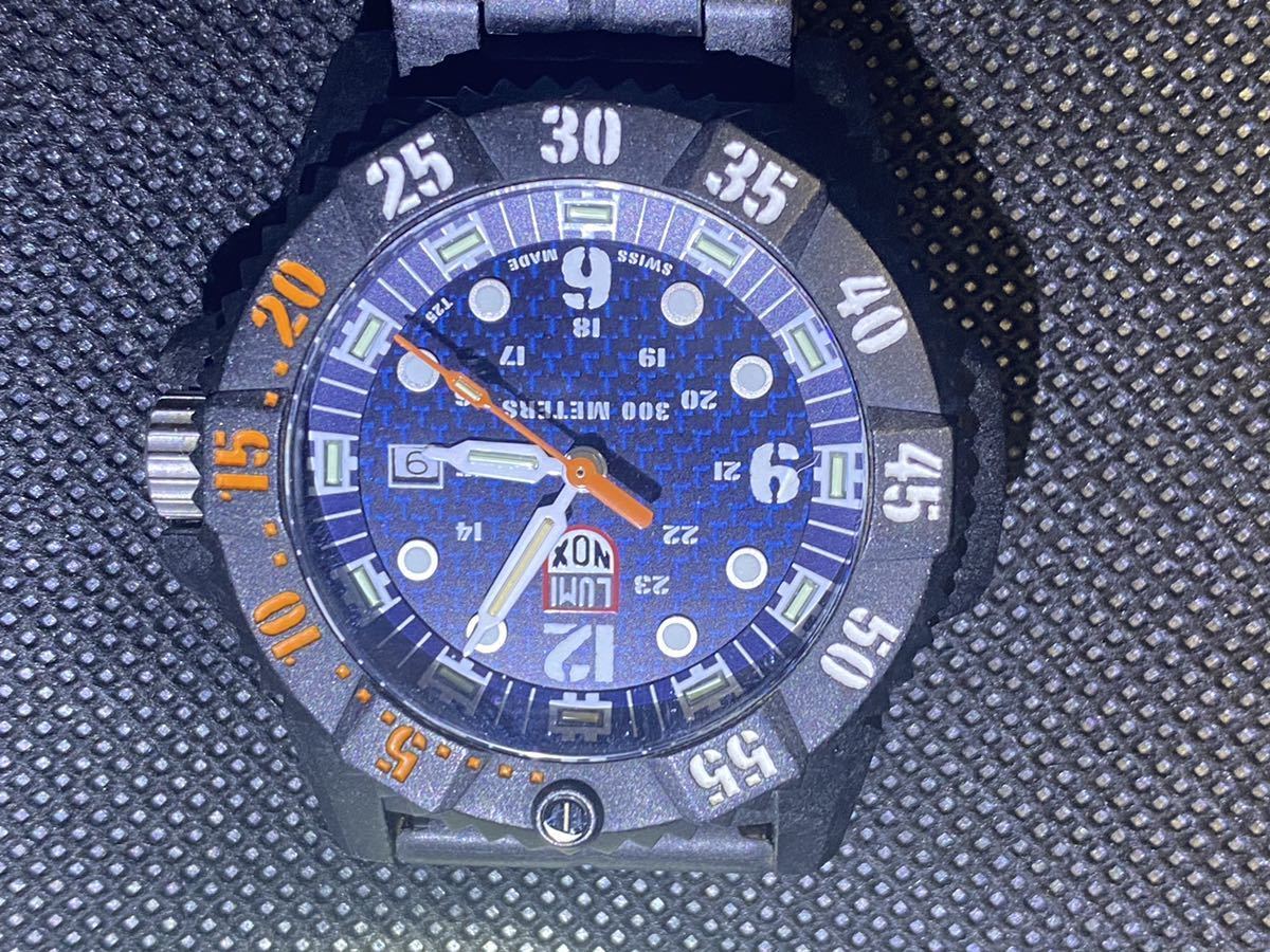 ルミノックス マスター カーボン 3803 LUMINOX MASTER CARBON SEAL 3800 SERIESRef.3803純正カーボノックスベルト付希少　新品同様美品最終_画像5