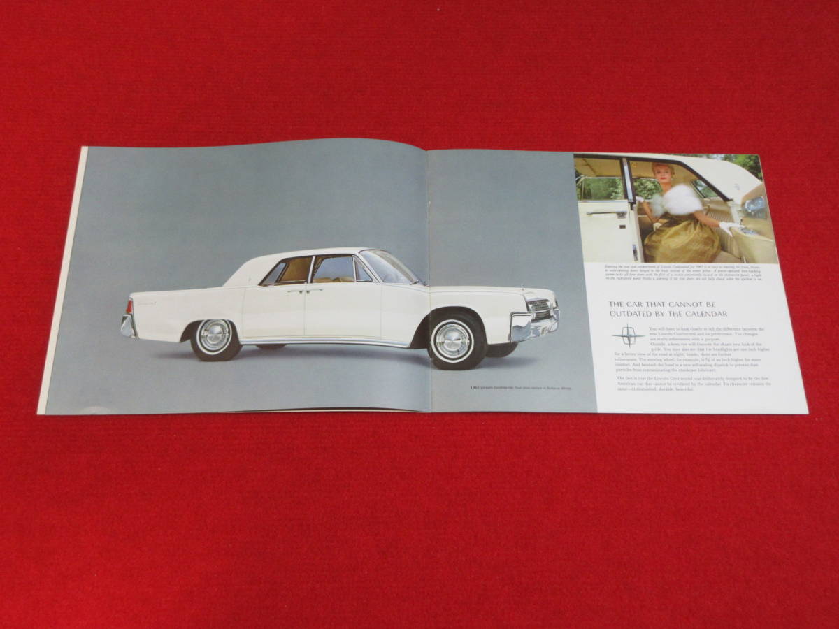 * FORD LINCOLN CONTINENTAL 1962 Showa era 37 catalog *