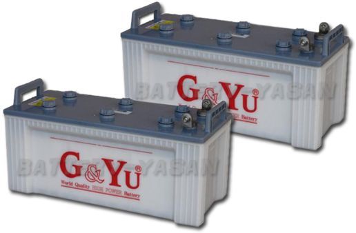 G&Yu バッテリー EB-160 (12V) （お得な２個セット）_画像1