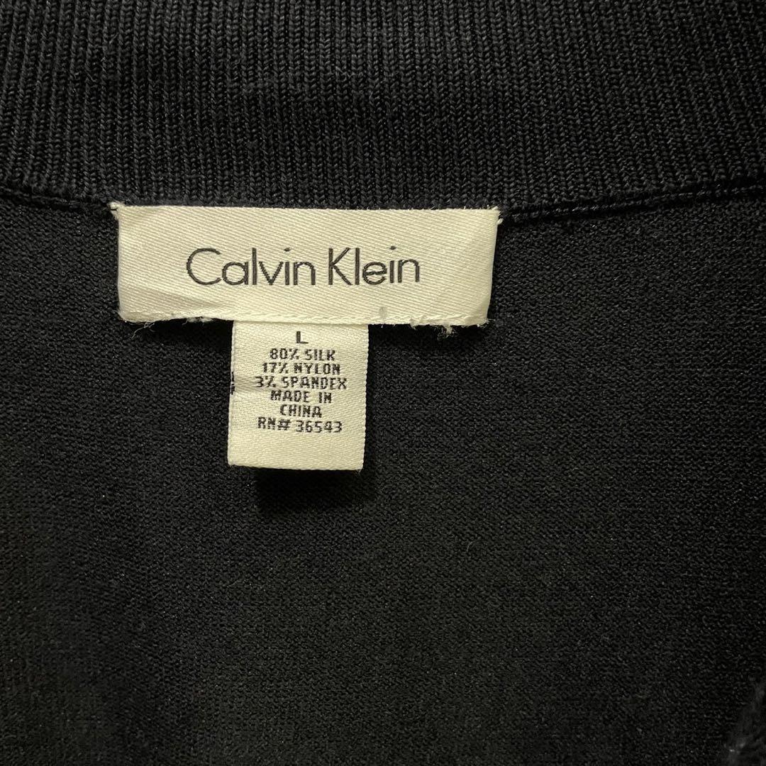 CK CALVIN KLEIN silk knitted design knitted black black 