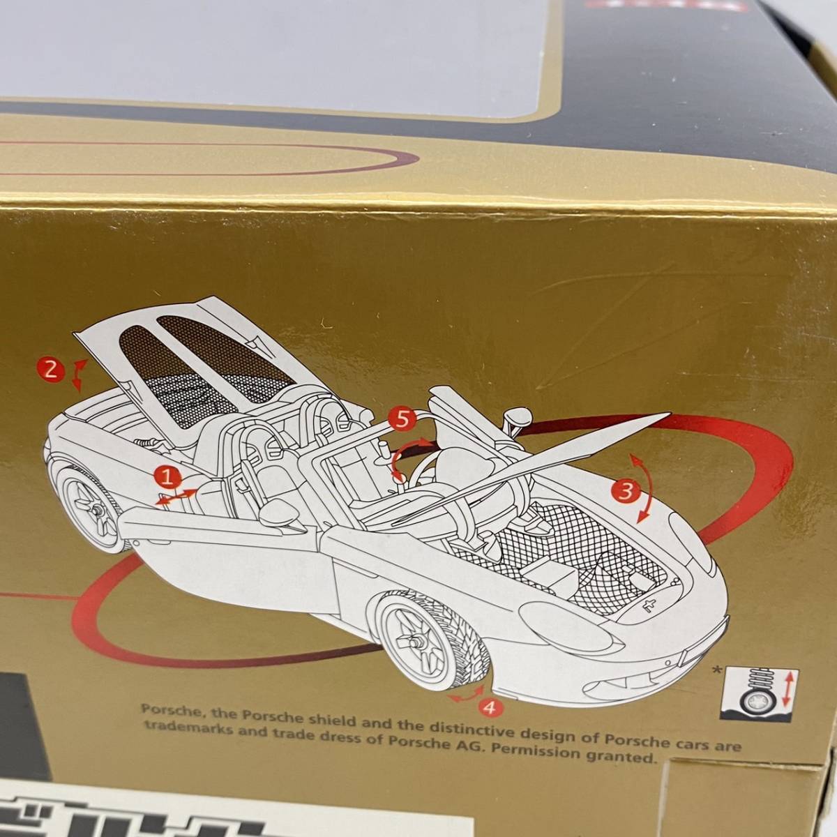 送料無料g26858 Maisto マイスト PREMIERE EDITION 1:18 Porsche Carrera GT カレラ インテリア 未使用品_画像5