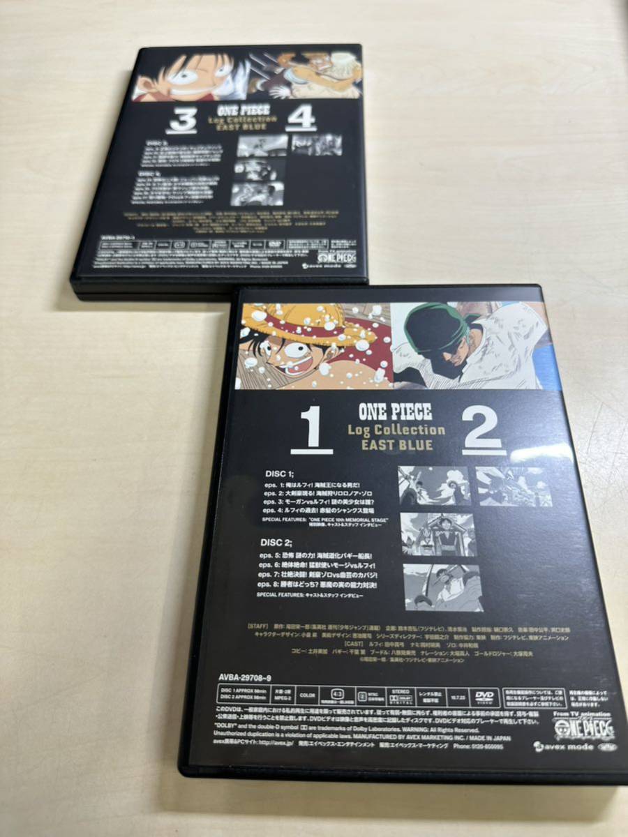 ONE PIECE ワンピース Log Collection ナミ サンジ EAST BLUE ARABASTA DVD 4点セット_画像3