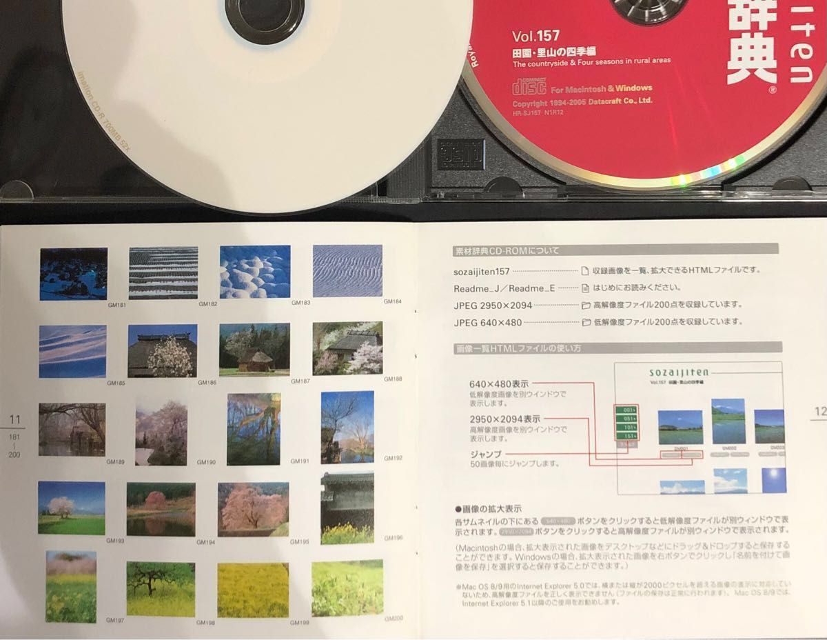 CD フリー写真(印刷、ホームページ対応) 里山　田んぼ