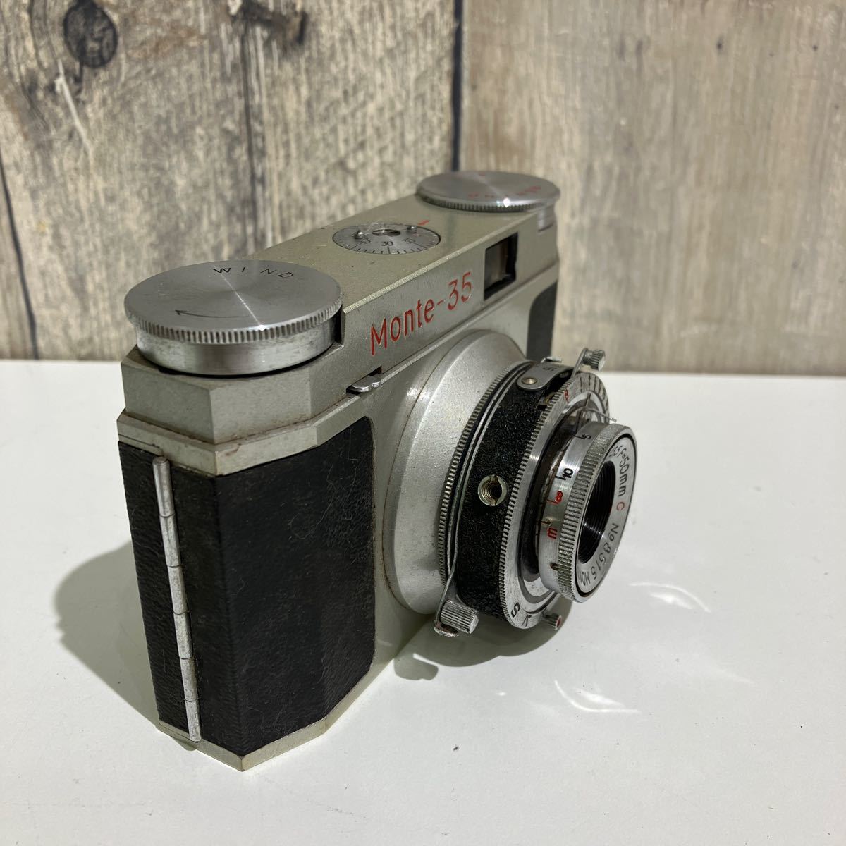 レンジファインダー フィルムカメラ Monte-35 ケース付 シャッター切れます。_画像3