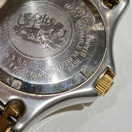 腕時計 クオーツ ELGIN FK-358-A エルジン　スポーツ200メートル　可動品　_画像4