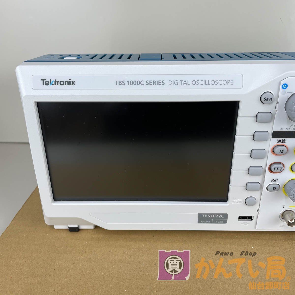 [9356]テクトロニクス TBS1072C　デジタル・オシロスコープ 70MHz 2ch【中古】電源投入可 現状販売_画像2