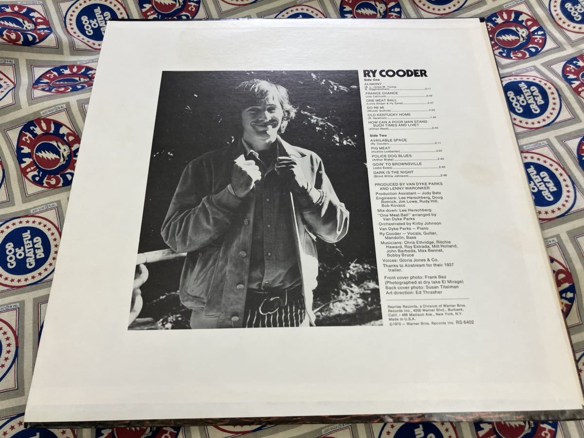 Ry Cooder★中古LP/US盤「ライ・クーダー」の画像2