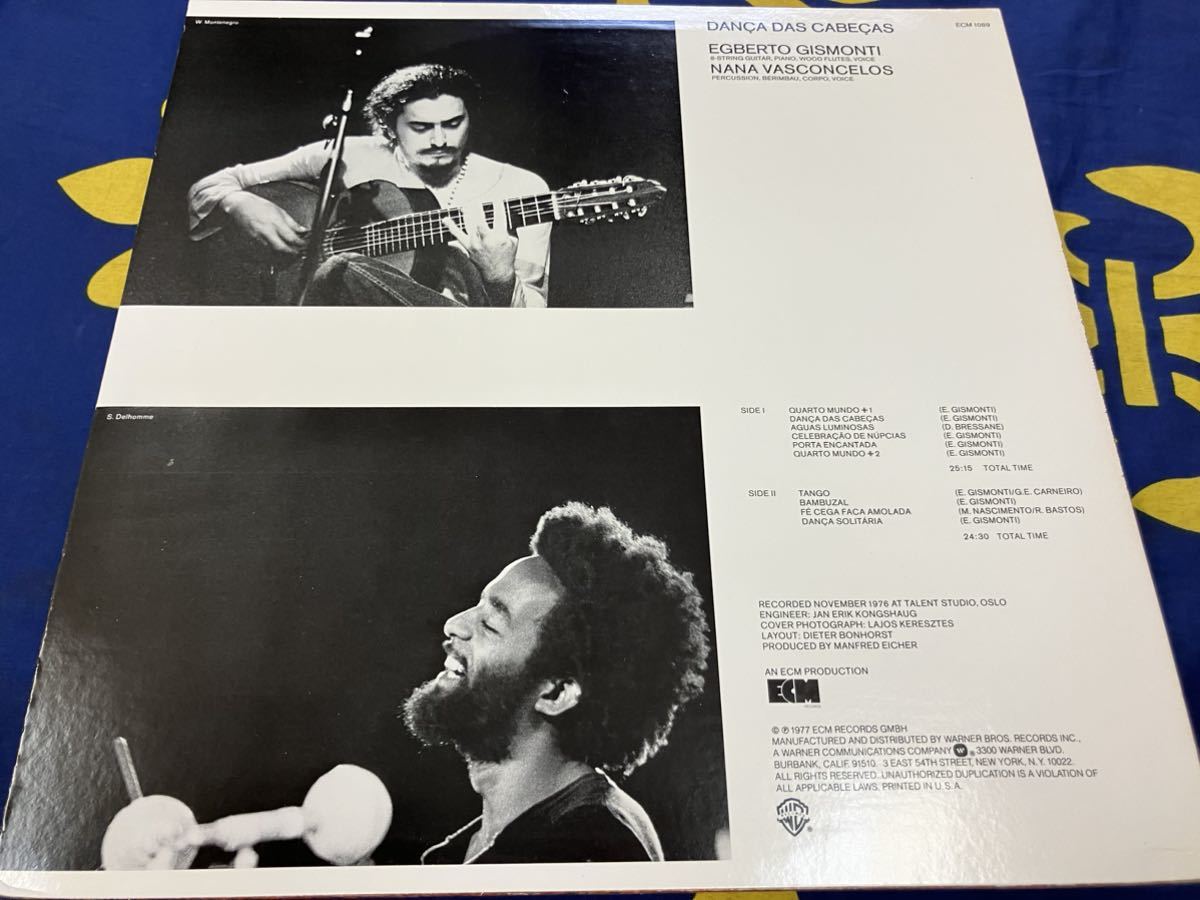 Egberto Gismonti★中古LP/US盤「エグベルト・ジスモンチ～Danca Das Cabecas」の画像2