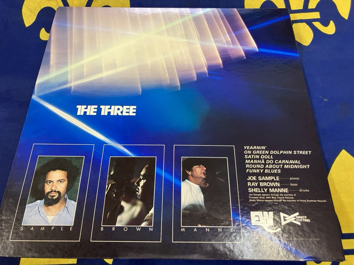 The Three★中古LP国内盤「ザ・スリー～ジョー・サンプル、レイ・ブラウン、シェリー・マン」の画像2