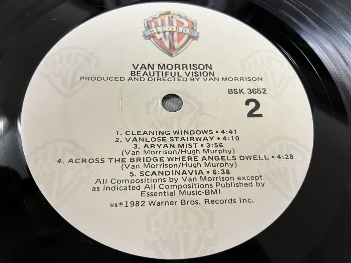 Van Morrison★中古LP/USオリジナル盤シュリンク付「ヴァン・モリソン～Beautiful Vision」_画像4
