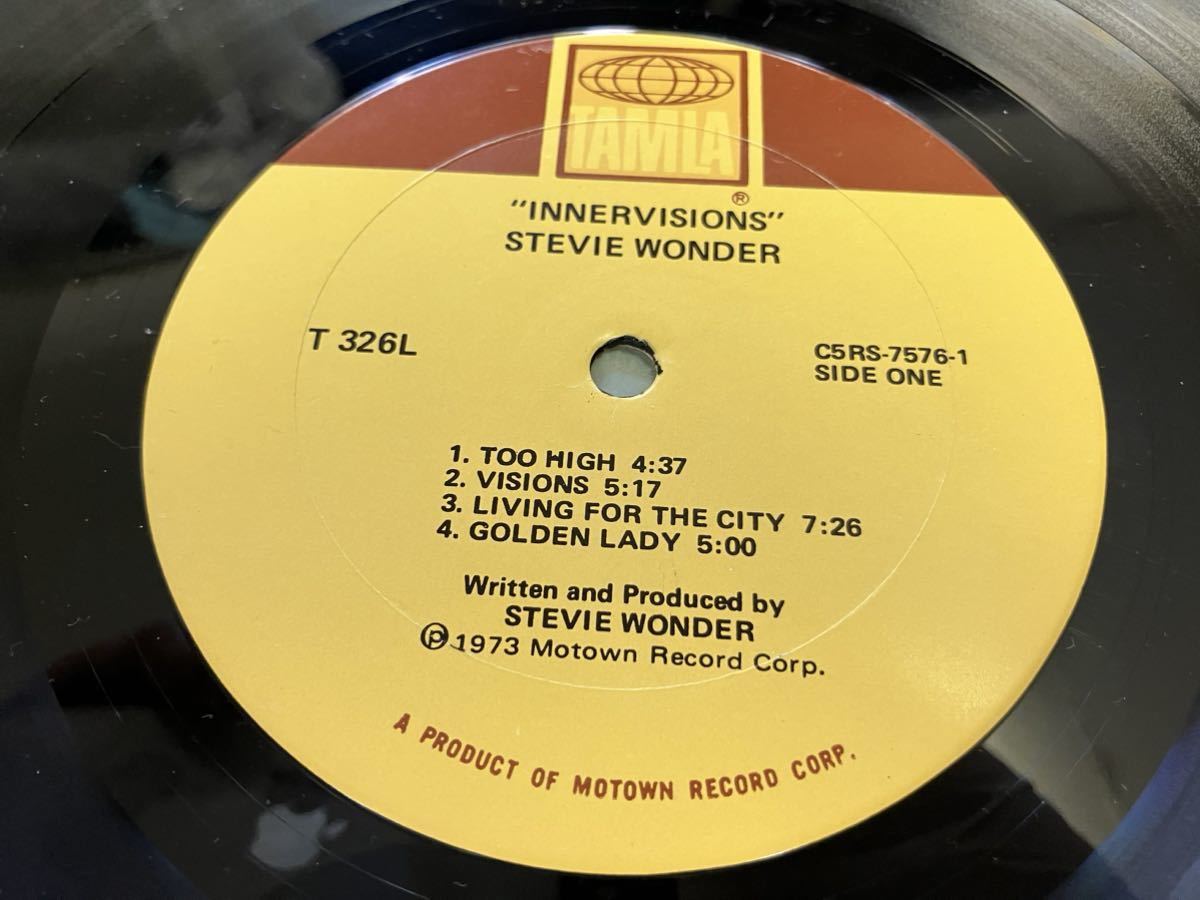 Stevie Wonder★中古LP/US盤「スティービー・ワンダー～Innervisions」 _画像5