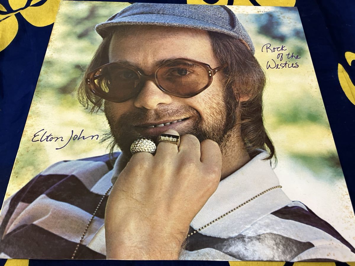 Elton John★中古LP国内盤「エルトン・ジョン～ロック・オブ・ザ・ウェスティーズ」_画像1
