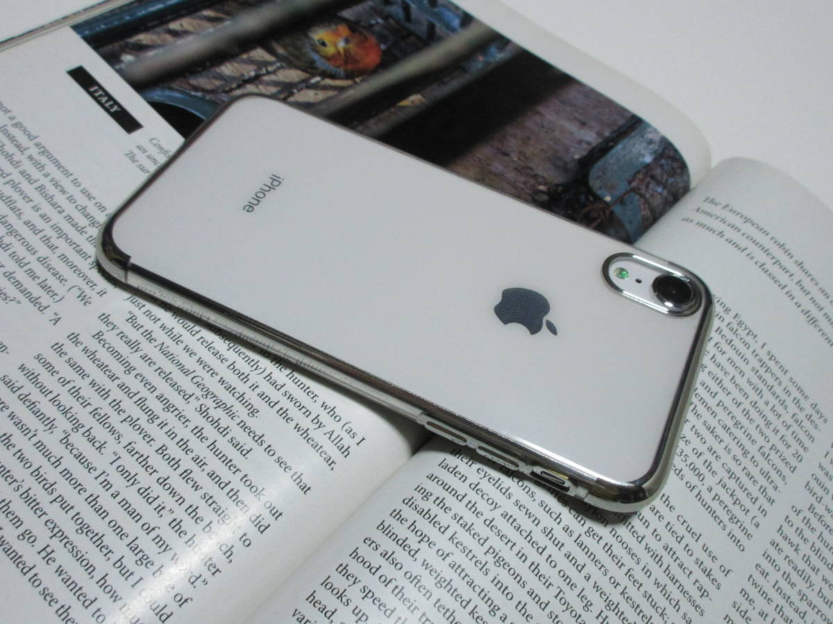 【送料無料】iPhone XR用　最新TPUクリアソフトケース 『シルバー』★安心の国内発送★_画像5