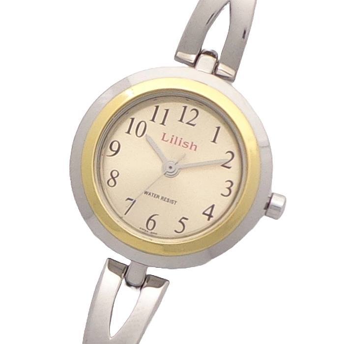 シチズン時計 リリッシュ レディース 腕時計 Lilish F671-205 ベゼルチェンジリング付属 丸型 3針 クォーツ ベゼル交換可能_画像3