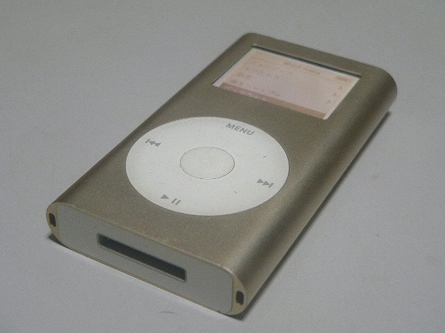 iPod mini A1051 4GB 第1世代 ゴールド　バッテリー良好_画像2