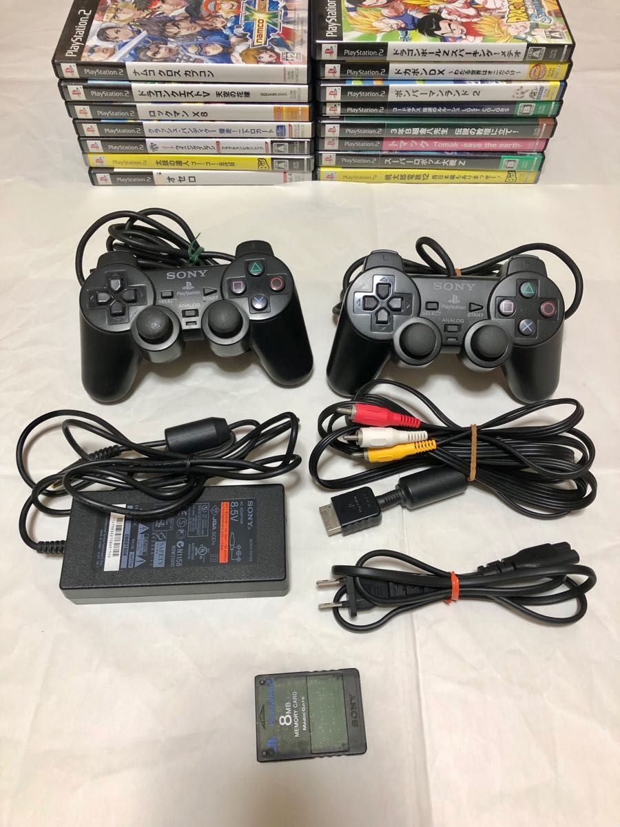 動作確認済】PS2 薄型 本体 ソフト15本 まとめセット|Yahoo 動作確認済】PS2 薄型 本体 ソフト15本 まとめセット|Yahoo