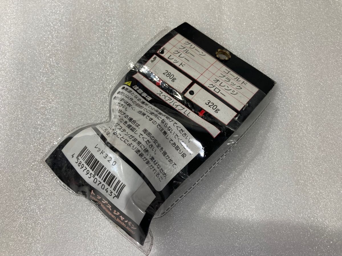 トップスジャパン レッドスナイパー 320g タングステン タイラバ トップスジャパン レッドスナイパー 320g タングステン タイラバ