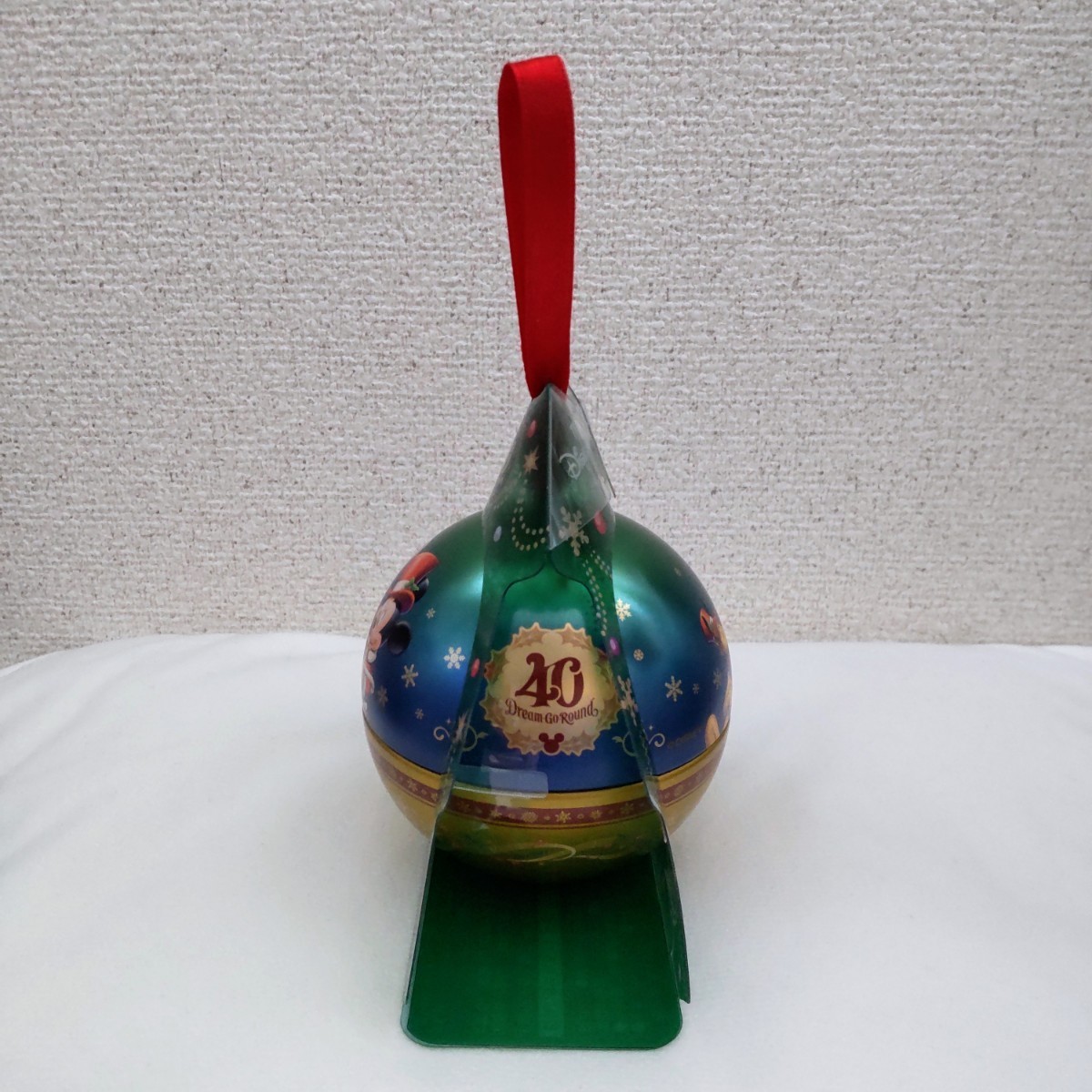 新品 未開封 キャンディー 缶 40周年 ドリームゴーラウンド クリスマス ディズニー ランド シー オーナメント ツリー お菓子 お土産_画像5