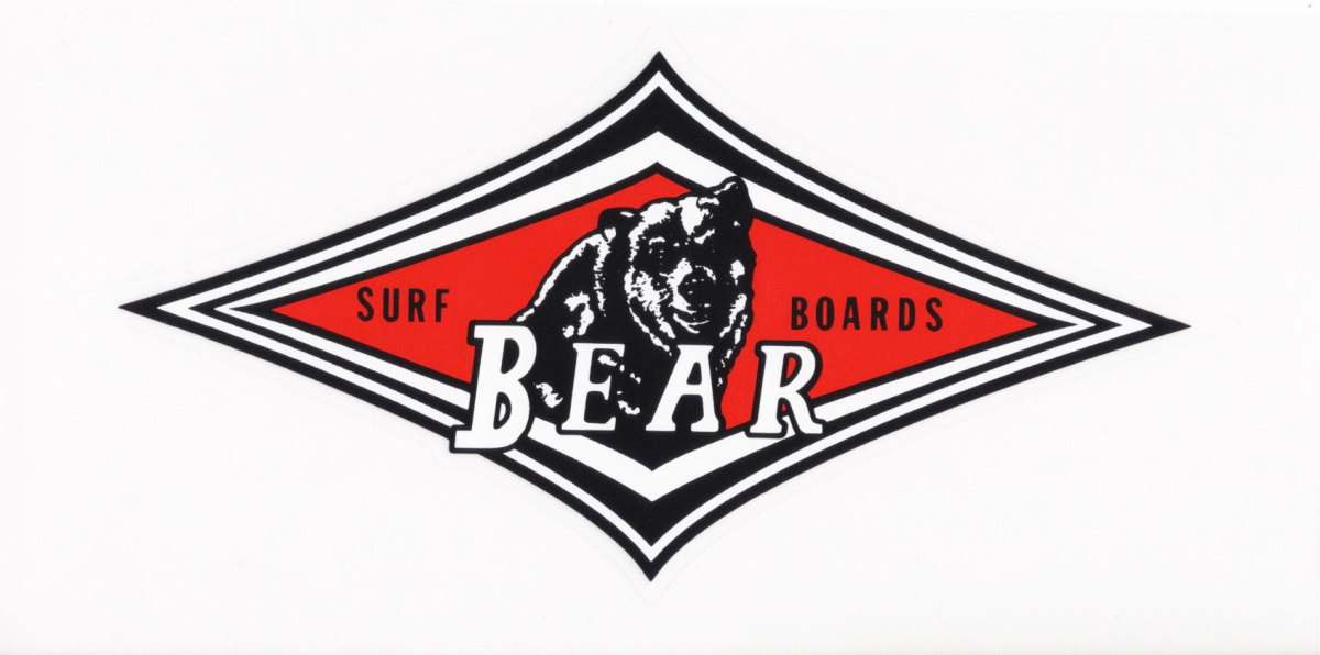 BEAR ベアー 人気定番ステッカー M サーフィン ビッグウエンズデーの画像1