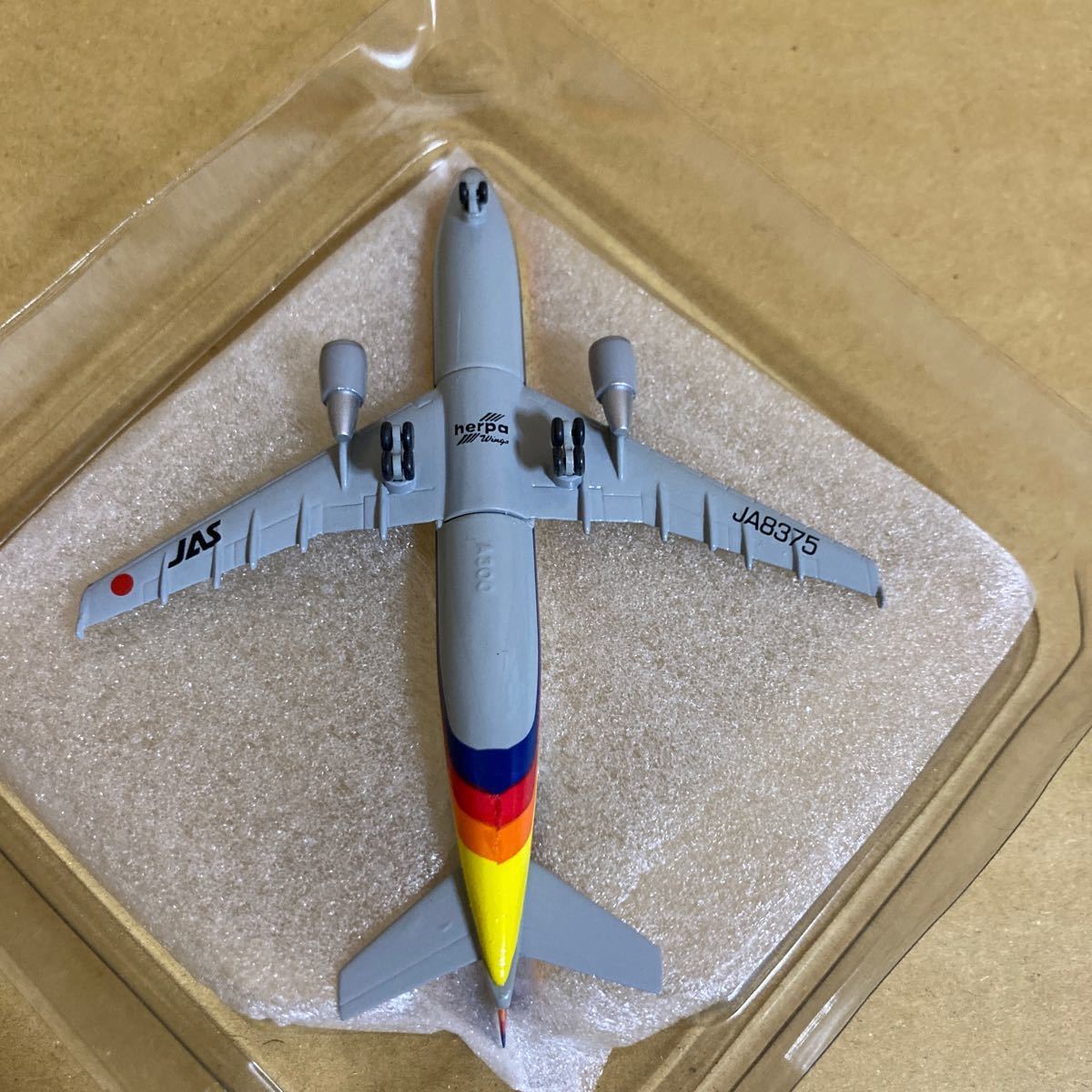 ■herpa Wings 1/500 JAS A300-600R【中古品】■日本エアシステム_画像8