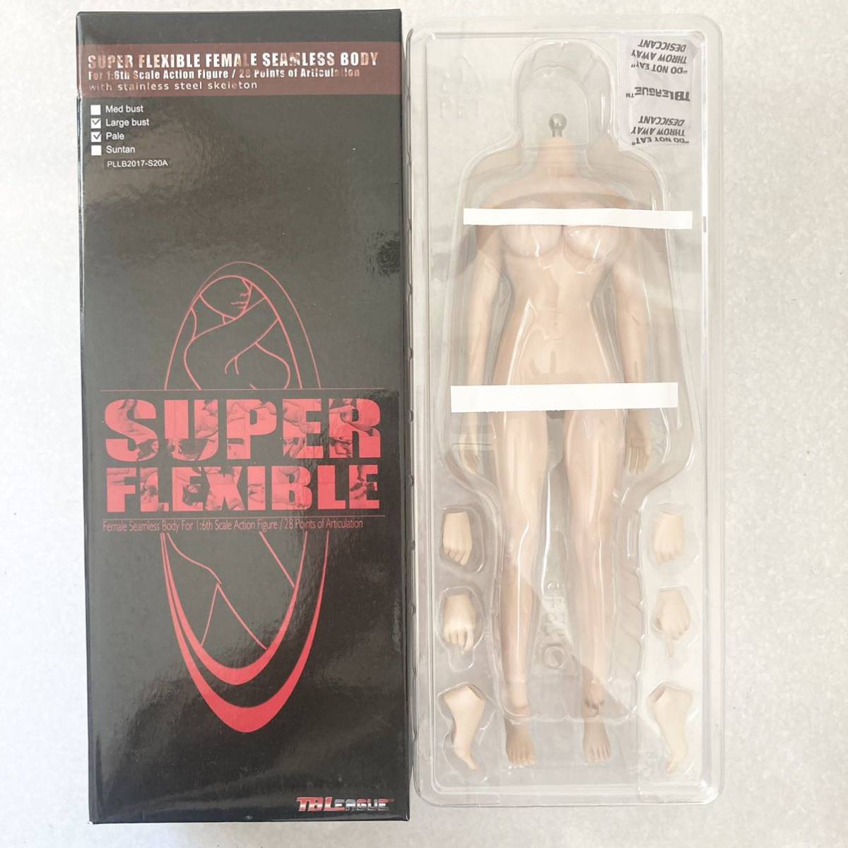 デッサン人形 TBleague SUPER FLEXIBLE 1/6 シームレス素体 ヘッドなし スーパーフレキシブル ファイセンフィギュア ラージバスト ペール _画像1