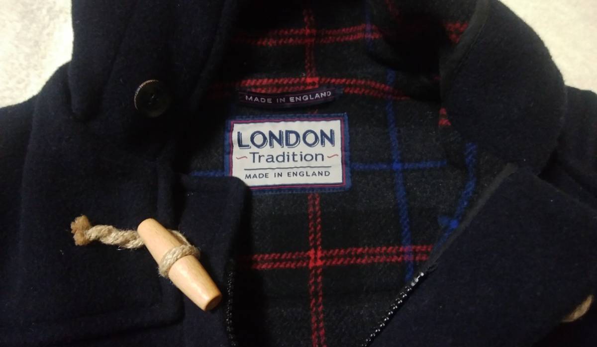 ロンドントラディション　ダッフルコート　Martin slim　ネイビー イングランド製　LONDON Tradition イギリス_画像5