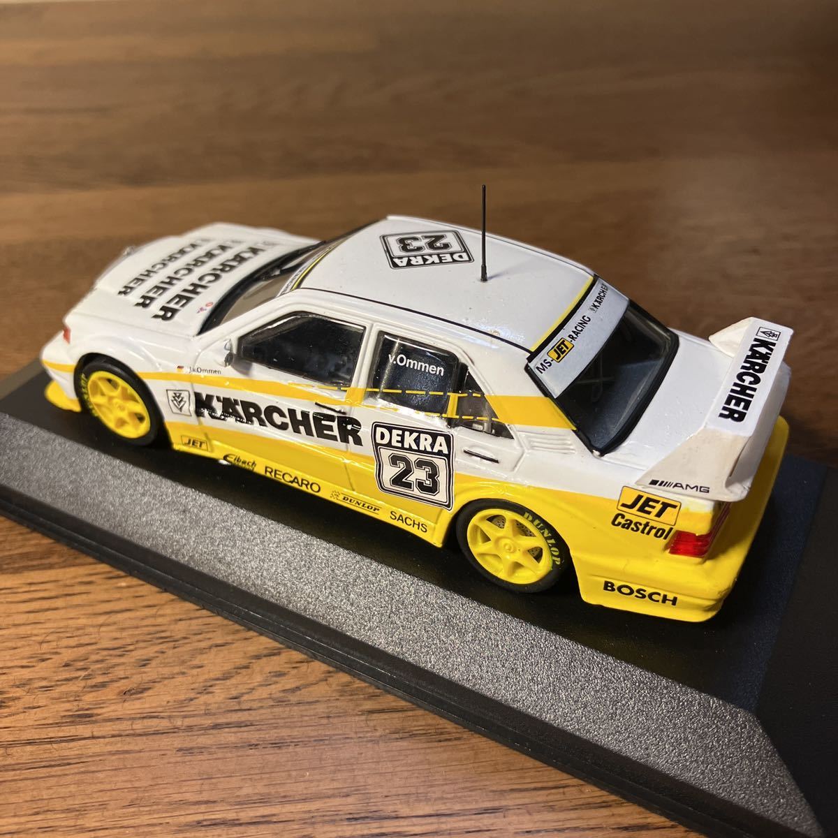 1/43 DTM 1991 Mercedes 190E Evo2 #23 v.Ommen_画像5