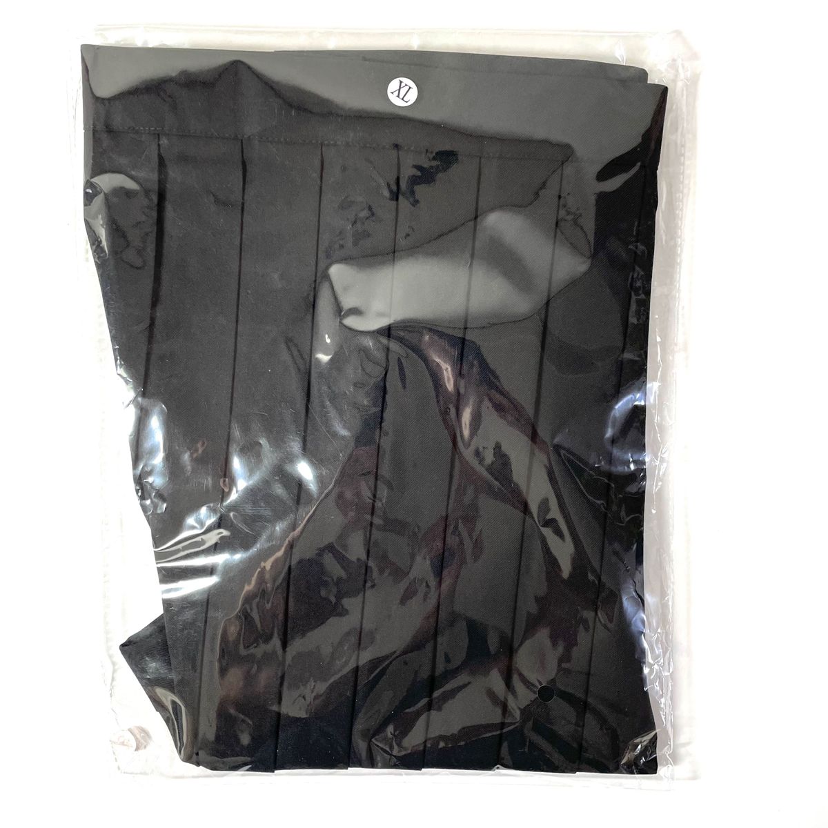 【未使用】セーラー服  半袖 金魚結び スカート 3点セット コスチューム ブラック 黒(XLサイズ)