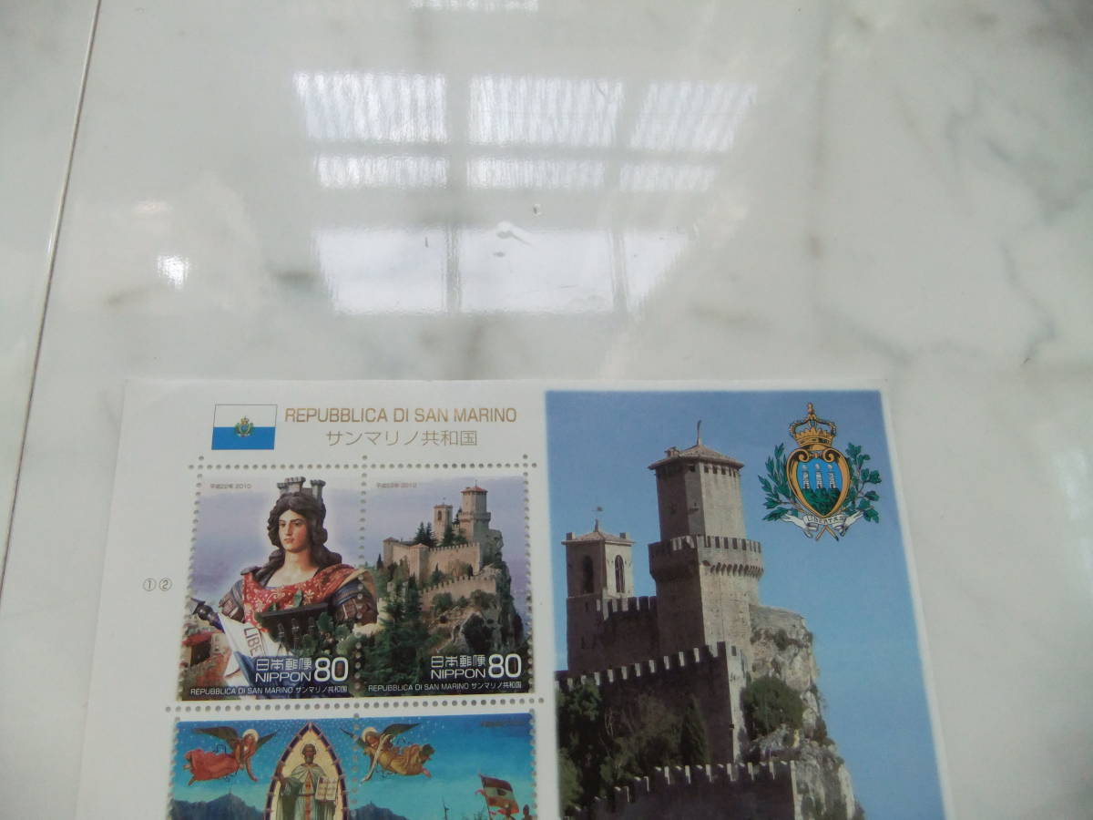 サンマリノ共和国　記念切手　＠80×10枚　平成22年3月23日 _画像4
