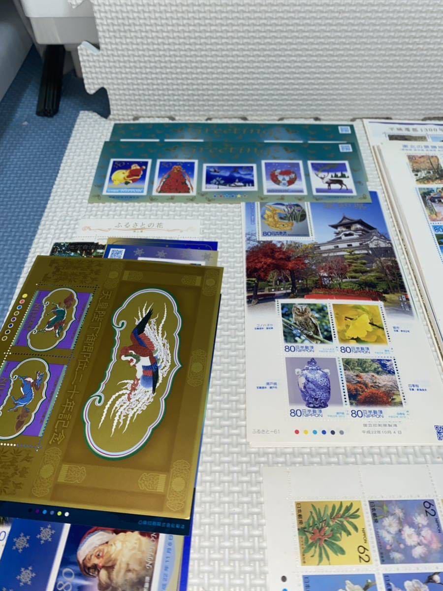 総額面148494円分 未使用切手シートまとめ売り_画像4