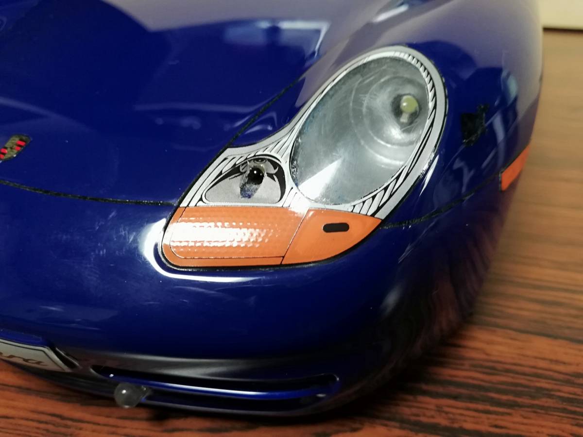 タミヤ 1/10 PORSCHE 911 Carrera ボディのみ 中古 電飾付_画像9