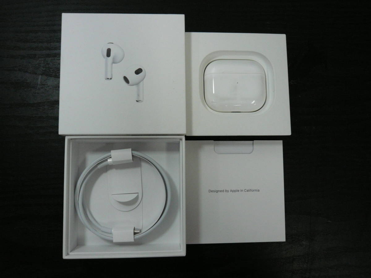 QQ134 Apple アップルAirPods エアポッズ第3世代MPNY3J/A